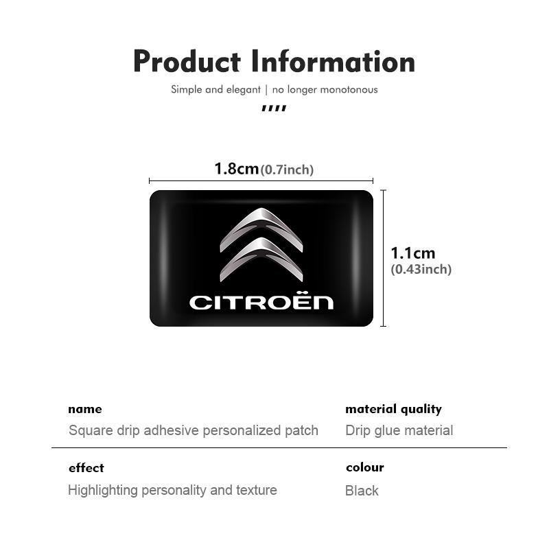 POOR1 Car Decorative Sticker Interior Badge Styling Decals Accessories For Citroen C5 C1 C2 C6 C4L DS3 DS4 DS5 C-Elysee Grand Berlingo