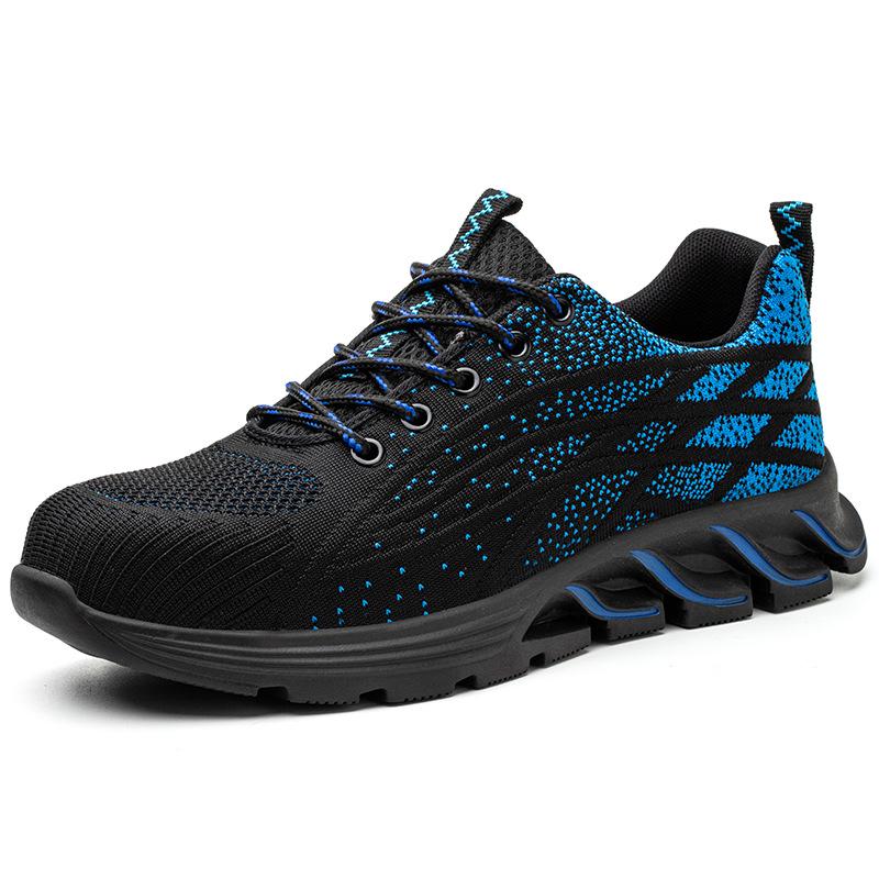 

Мужские дышащие защитные ботинки со стальным носком - летние, антиударные, антиколющие, сетчатый дизайн