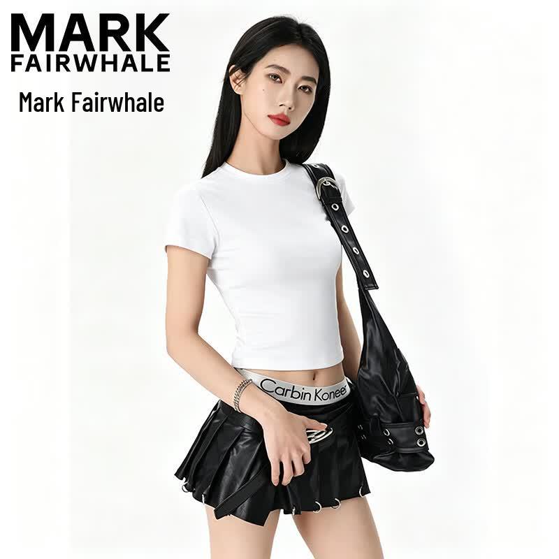 Mark Fairwhale Women's Cropped Slim Fit T-Shirt