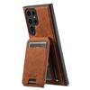SUTENI H16 For Samsung Galaxy S24 Ultra Kickstand Phone Case Detachable Magnetic Card Holder