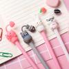 Random Style 10pcs Cute Cute Pet Three-dimensional Neutral Pen Office Pen Student Learning Cartoon Water-based Pen Creative Neutral Pen