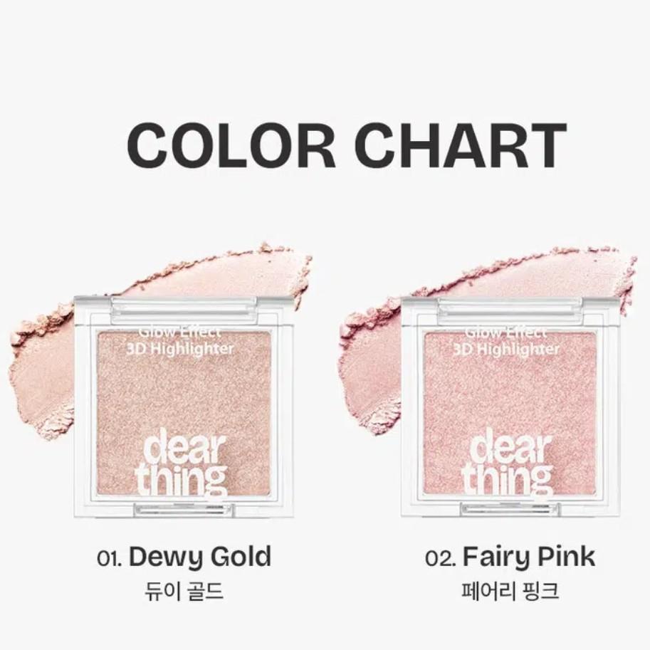 Milk Touch Dearthing Glow Effect 3D Highlighter - Dewy Gold