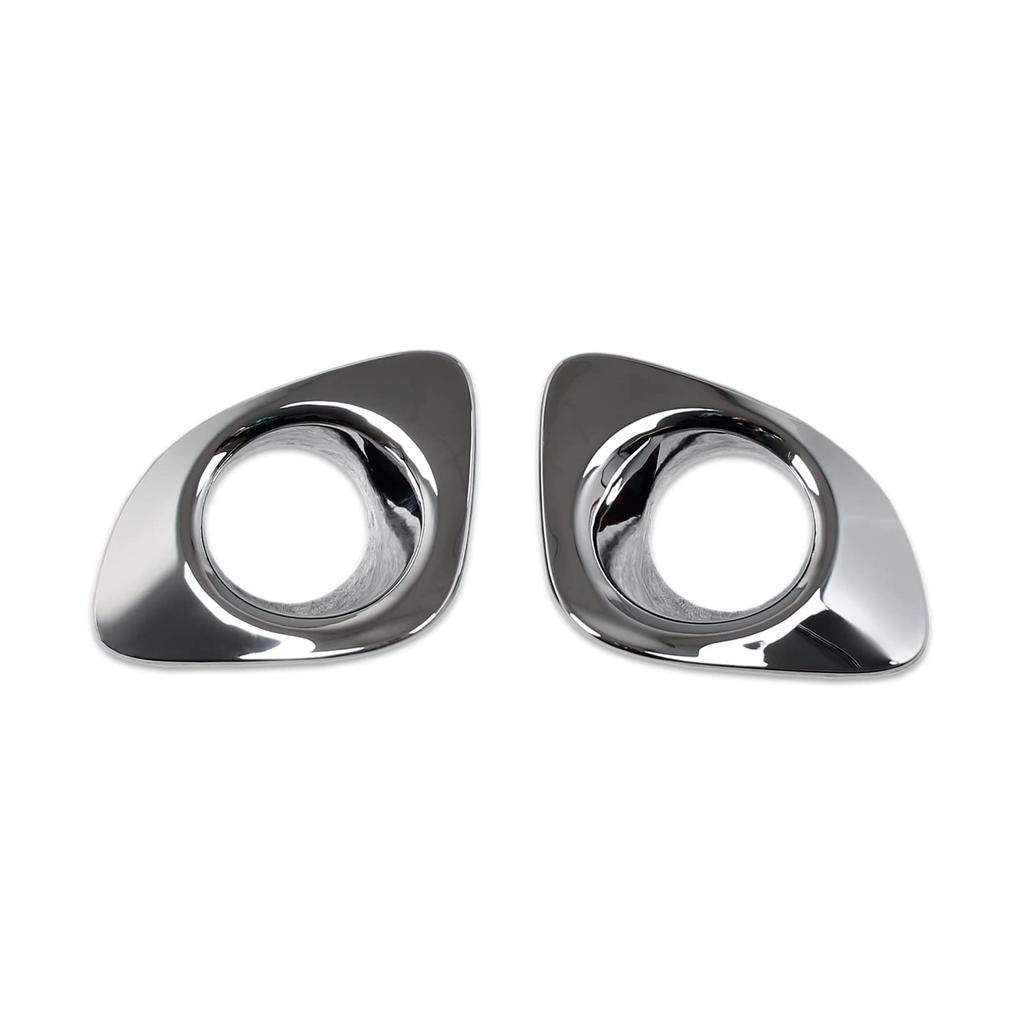 RUIQ Toyota Corolla Cross Exclusive Exterior Chrome Plated Front Fog Lamp Garnish Bezel Cover Exclusively Designed for Toyota Corolla Cross