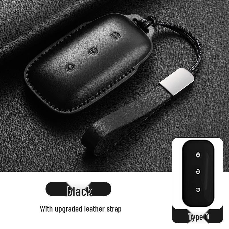 Geely Galaxy L7/L6/e8 Leather Key Case for Men & Women with Starship Buckle
