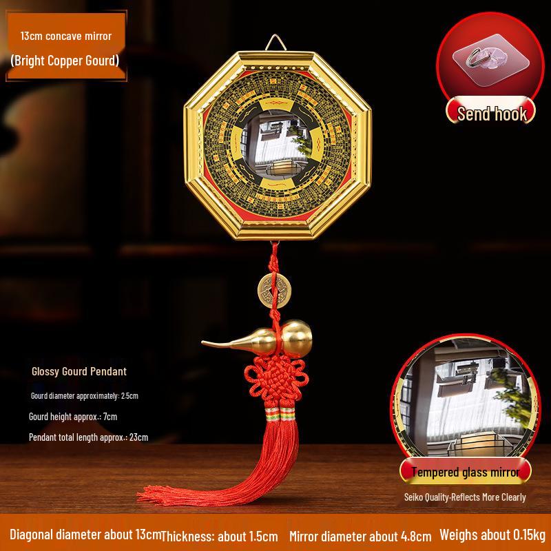 Wypukłe lustro Bagua Tai Chi do dekoracji domu i sklepu