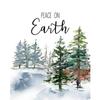 Vintage Christmas Metal Wall Decoration, Holiday Sticker Sign
