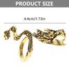 Creative Metal Golden Dragon Ring Cigarette Clip Driving Game Guitarist Perfect Universal Decor Gifts for Men Women