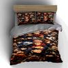Anime Characters Collage. Bedding Duvet Cover Sets Duvet Covers Pillowcases Gifts (1 * Duvet Cover 2 * Pillowcases, Without Duvet Insert)