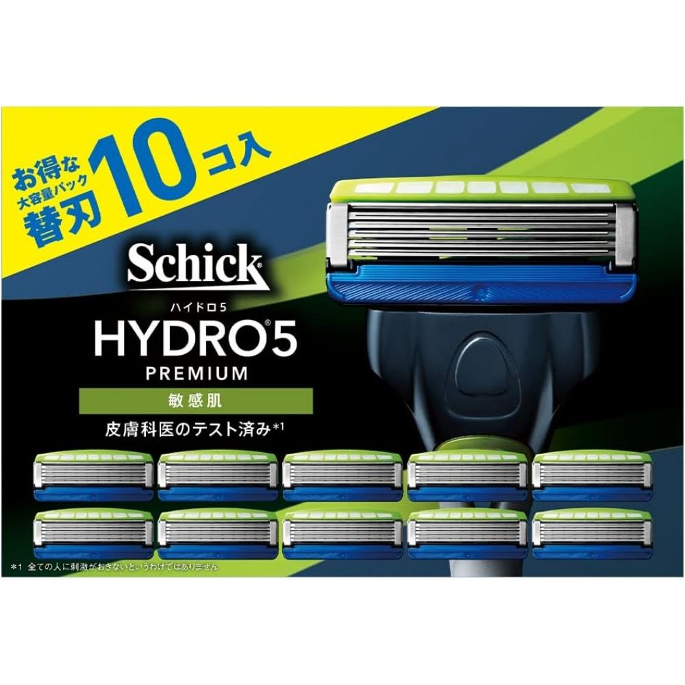 Schick Hydro5 Premium Sensitive Skin Razor Blades  10 Count