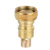 1Pcs Water Tube Connector Water Stop Valve Anti Falling Copper Inner Core Faucet Nozzle 1/2 Inch Stopcock Stop Joint