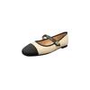 Xiaoxiangfeng single shoes women's 2025 spring new flat Mary Jane small leather shoes gentle ballet evening shoes ladyshoes