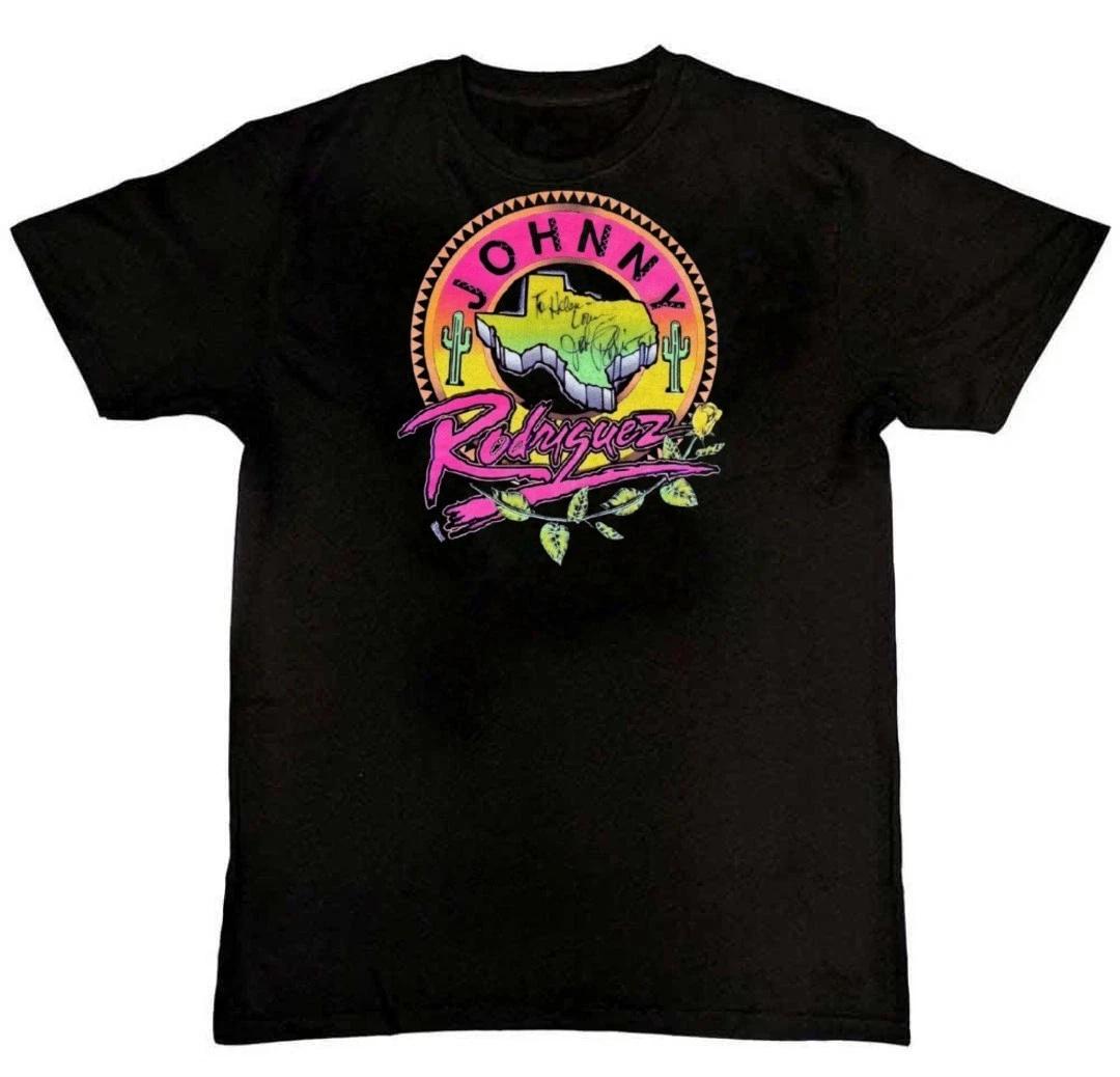 VTG Johnny Rodriguez Graphic Print Mens Unisex T-Shirt S M L XL 2 3 4 XL XXXXL