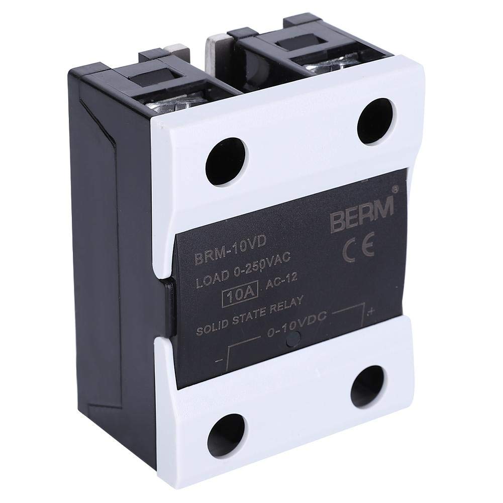 

Solid State Relay 4-20mA 0-250VAC SSR Relay BRM-10VD Solid State Relay Control Mode with LED Light Tube