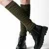 CITYPOPZ [CP] Knit Leg Warmer Winter Socks [KHAKI] Daily Socks Ver.