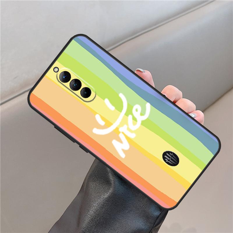 Regenbogen Niedliches Cartoon Hülle Für ZTE Nubia Red Magic 10 Air 10S 9S 8S 6S 7S Pro Für RedMagic 8 9 10 11 Pro Plus Cover