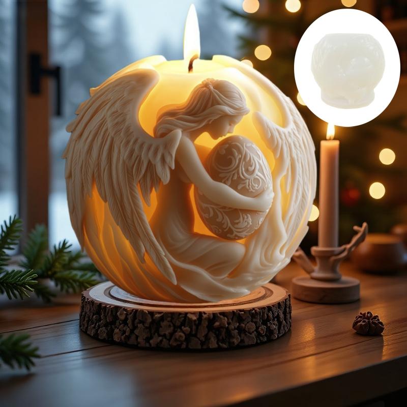 Niedliche Kaninchen Spielen Blumen Kerze Silikonform Ostereier Hase Gras Zylindrische Kerzenform Ostereier Harz Gipsformen