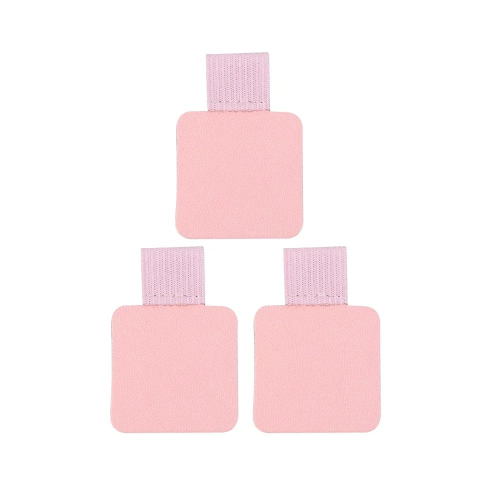 Easy To Carry Self-Adhesive PU Leather Pen Clip Pencil Elastic Loop Cover Ring for Diary PlannerClip for Apple ICell Phone IPencil Hol Practical Use