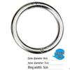 High-Quality Carbon Steel Large Bull Nose Ring for Cattle Fastening