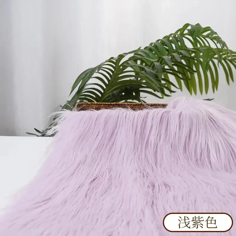 0.5/1 Yard 9cm Faux Fur For Needlework Sewing Doll Toy Beard Hairstyles DIY  Material Accessories Home Decoration Cosplay Fabric