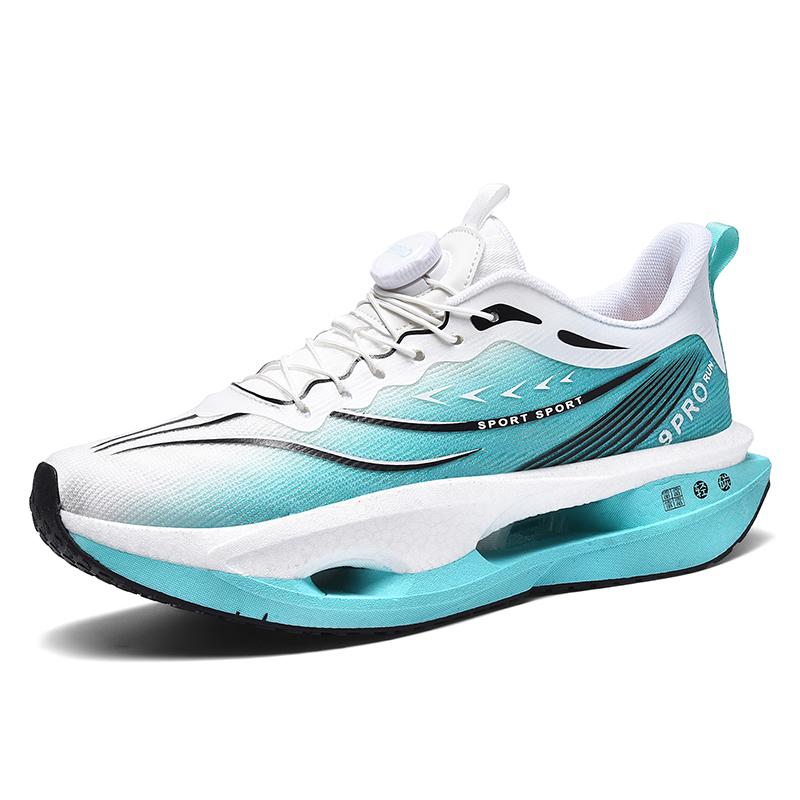 Couple Running Shoes Breathable Mesh Trendy Sneakers Lightweight Non-slip Platform Cushioning Jogging Shoes for Men Women