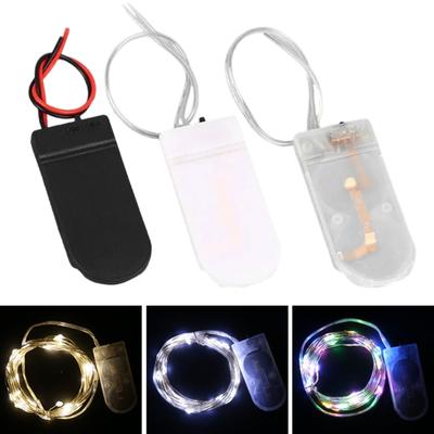 5Pcs Battery Box with Flat Flip Cover Two CR2032 Batteries Series Connection Switch Small Devices