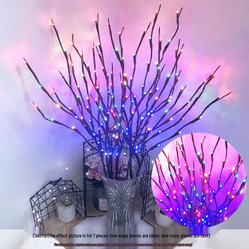 LED Branch String Lights - 20 Heads for Room, Festival, or Vase Decoration