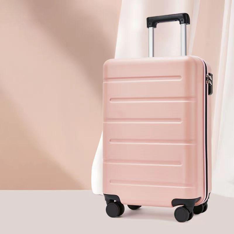 

20-дюймовый чемодан для мужчин и женщин, чемодан на колесиках, чемодан для посадки, ящик для пароля для деловых поездок 34.2*22.3*49cm розовый