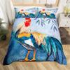 Farm 3D chicken Duvet Cover Rooster Goose Duck for Kid Teen women men gifts Farmhouse Animals for bedroom decorations Queen king