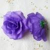 Can Mix Color 10PCS/Lot 8CM Yellow Artificial Rose Silk Flower Heads DIY Wedding Home Decoration Festive Party Supplies 17colors