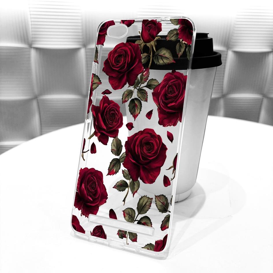 For Cover Xiaomi Redmi 4A 5A 4 4X Go Phone Case Popular Butterfly Flower Soft Slim Silicone Back Cover For Redmi4a Redmi4x Shell