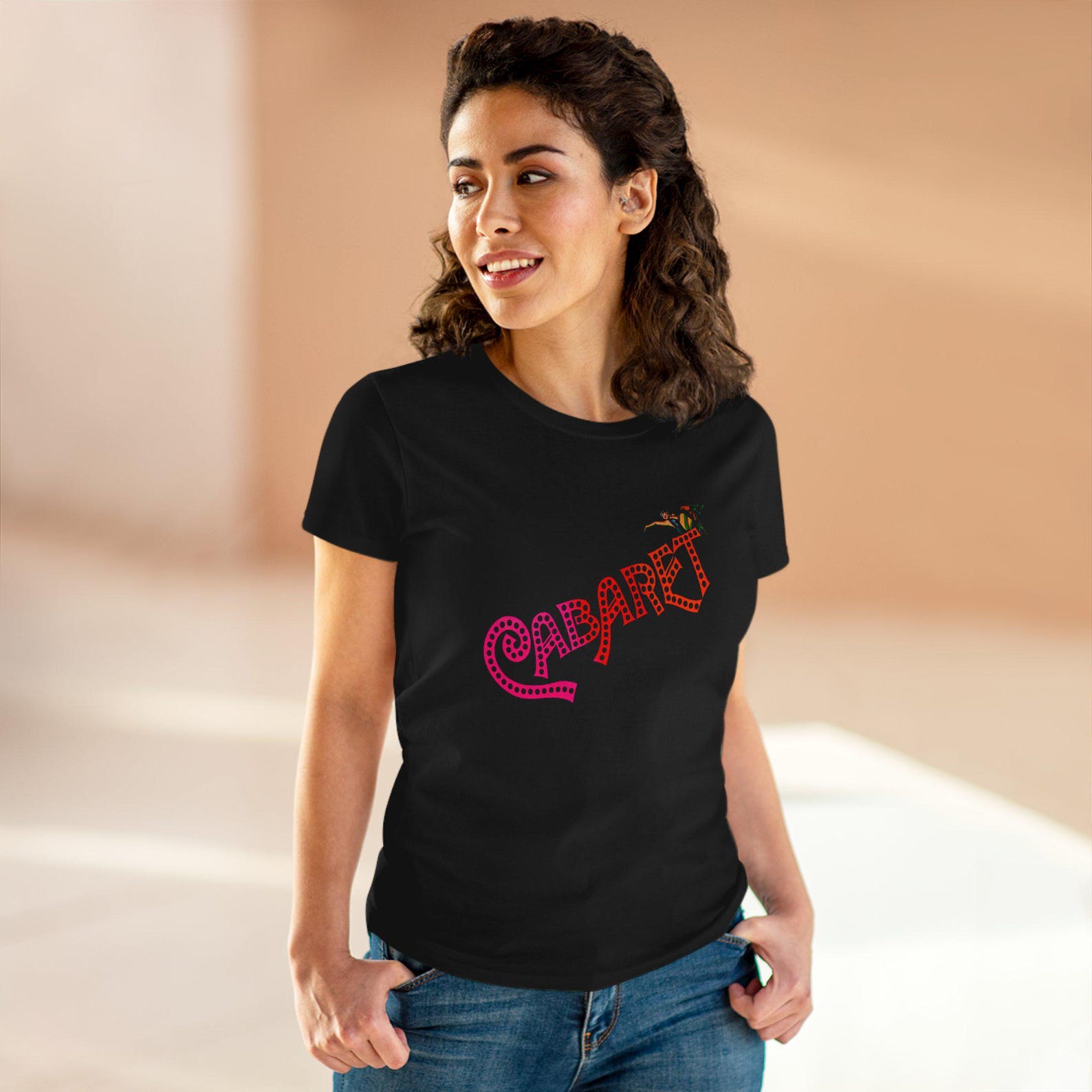 Cabaret Broadway Musical Women s Black T-Shirt Size S to 2XL S