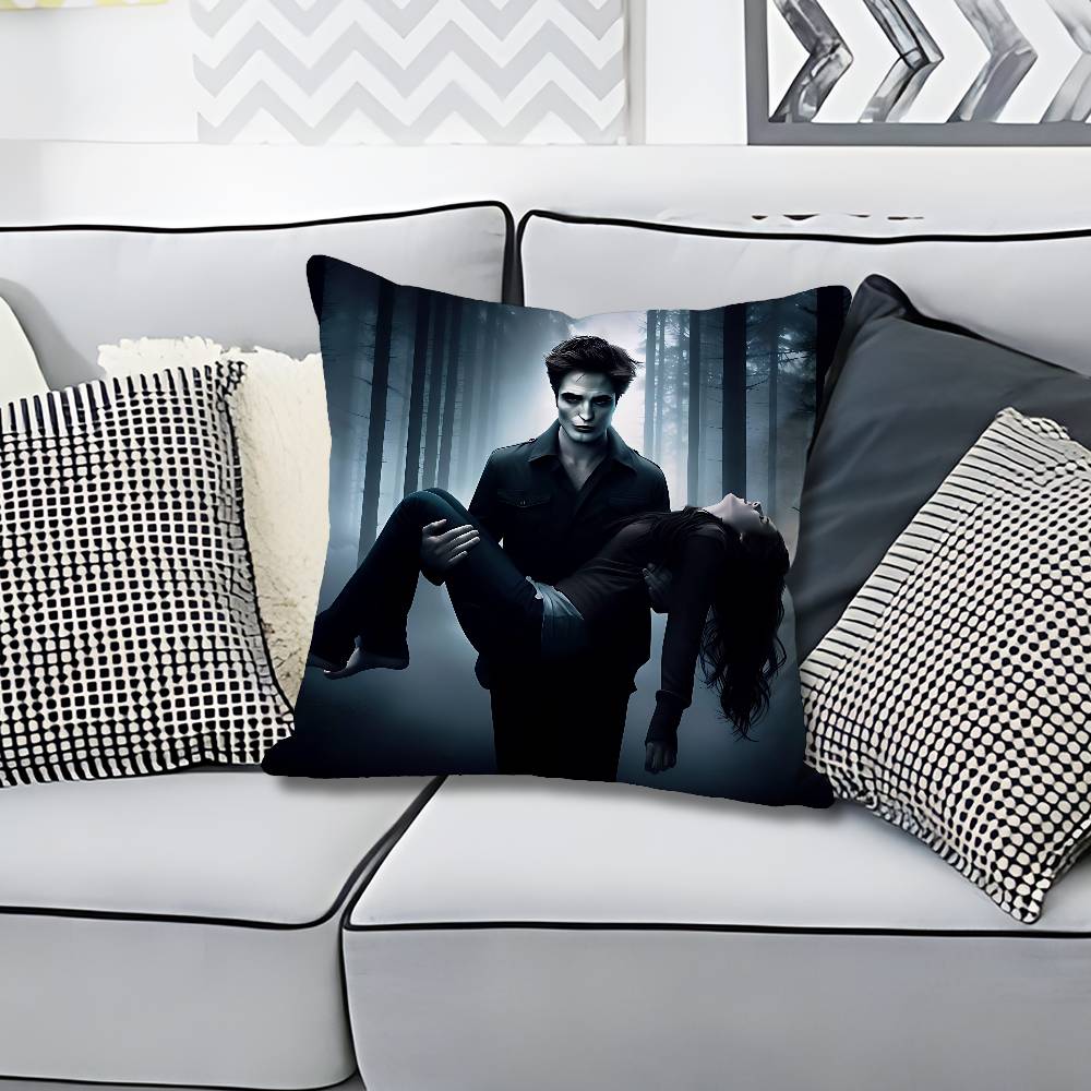 Hot TV The TTwilight Pillow Cases for Bedroom Living Room Sofa Home Decor Polyester Cushion Cover with Zipper