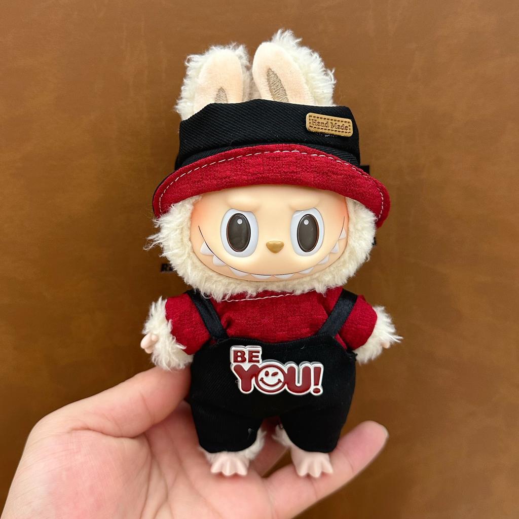 Doll Clothes For 15-17CM I II III Labubu Outfits Mini Plush Cotton Idol Doll Clothing Sitting Party Accessories Gifts