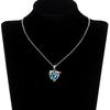 Huitan Romantic Love Dolphin Pendant Necklace for Women Exquisite Gift Wedding Ceremony Party Unique Accessories Fashion Jewelry