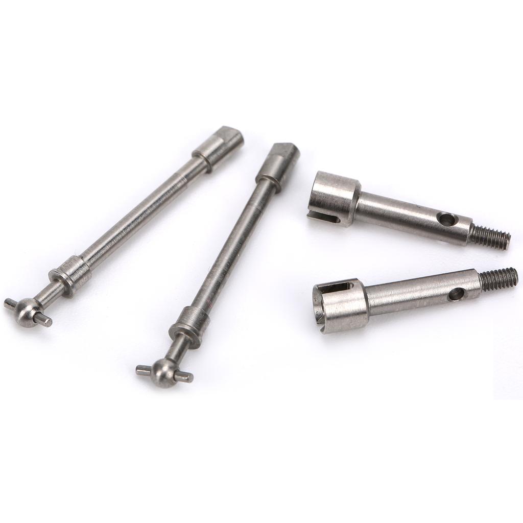Stainless Steel Front Drive Shaft Dog Bone Replacement for Axial SCX24 90081 1 24 RC Car