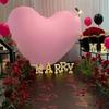 63 Inch Huge Balloons Heart-shaped Aluminum Foil Balloon Wedding Birthday Anniversary Engagement Valentine's Day Decor Balloon