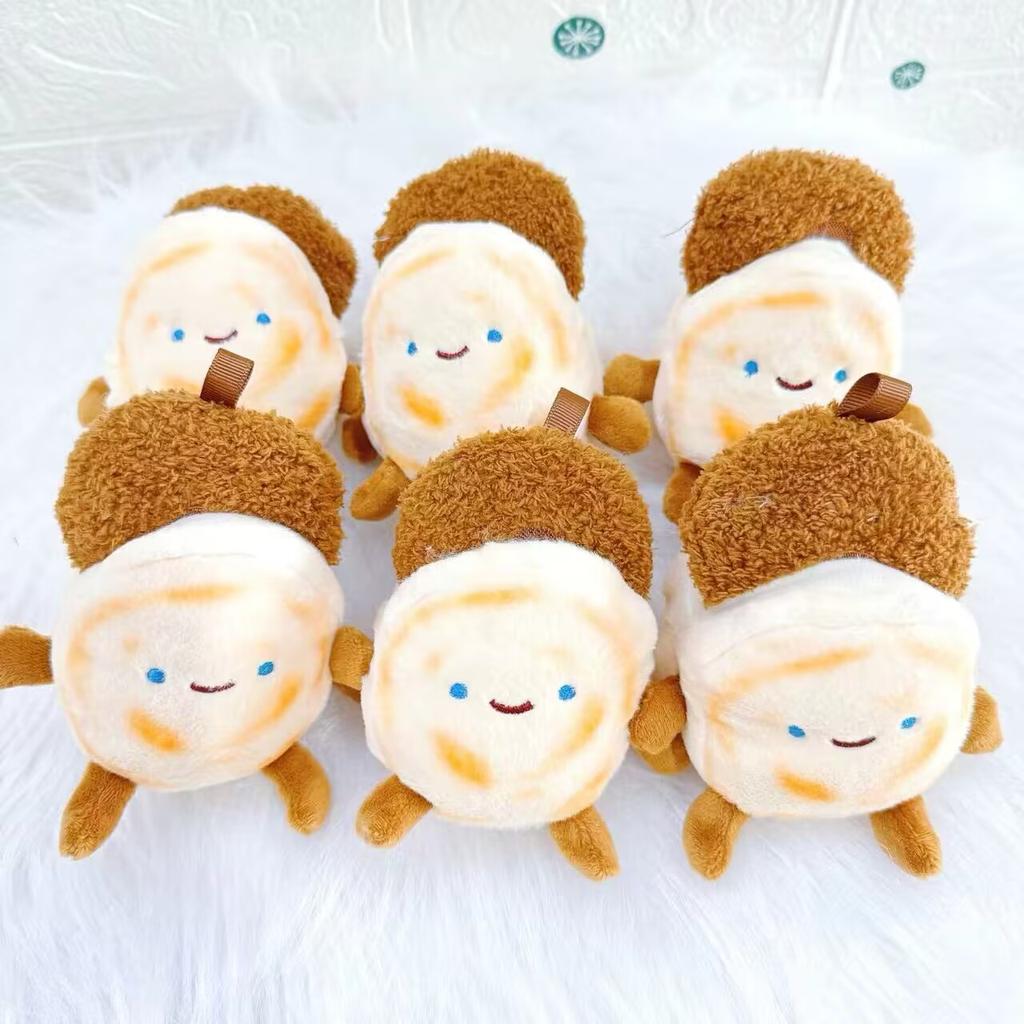 Cartoon Mini Pastry Food Plush Doll Pendant Cake Vegetable Meat Creative Combination Plush Toy Gift For Boys And Girls