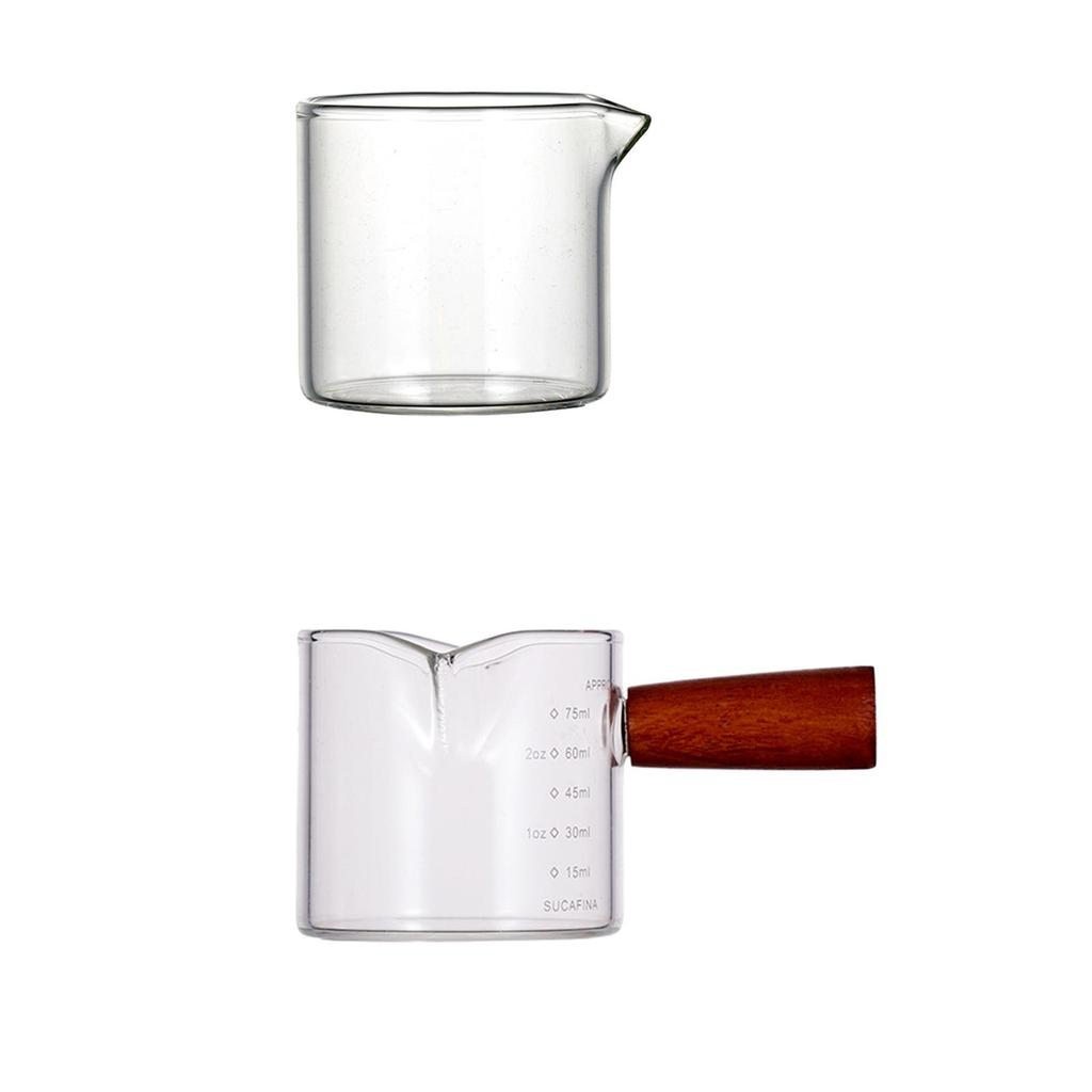 Espresso Cups Glass Mini Measuring Glass Bartenders Tools Home Kitchen Accessories Small Measuring Cup Ounce Measuring Cup