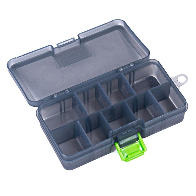 Fishing Tackle Box Waterproof Fishing Baits Organizers Protective Box Fishing Storage Lure Box with Adjustable Dividers