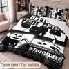 Custom Name Text 3Pcs Bedding Set Deftones Duvet Cover And Two Pillowcases