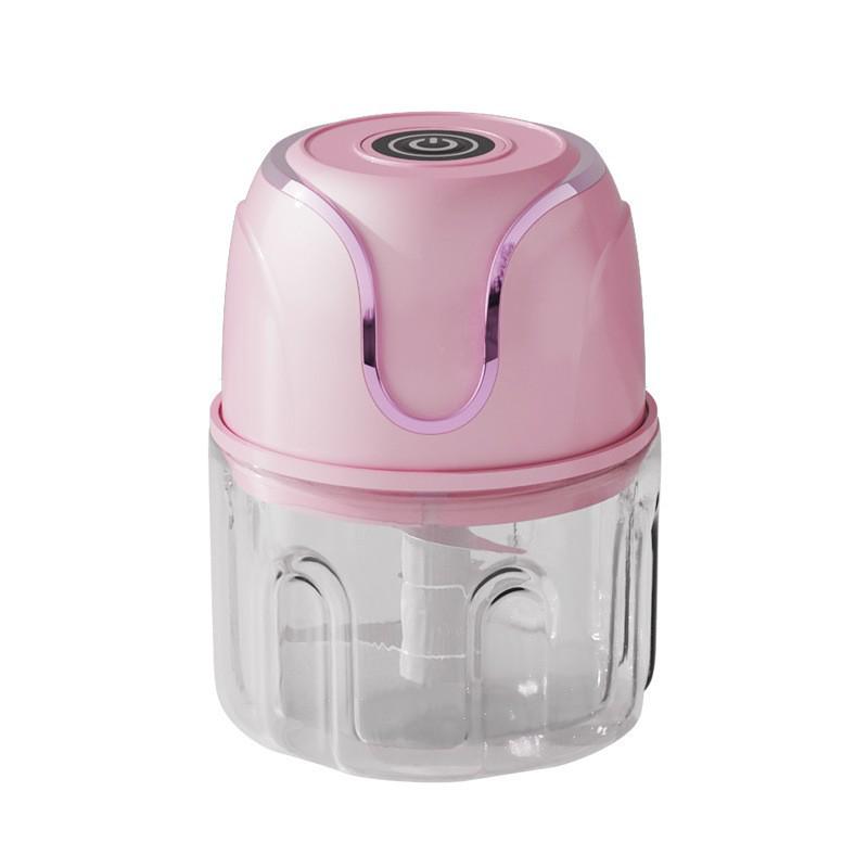 Compact Wireless Electric Garlic & Meat Grinder – Mini Food Processor for Home/Dorm Use