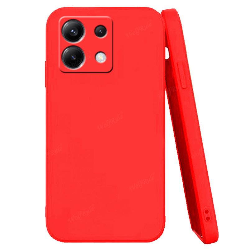 Etui Pokrowiec dla Poco X6 5G Xiaomi Poco X6 Pro 5G Capas Wstrząsoodporny Pancerz Płynny Silikon TPU Miękki Pokrowiec Poco X6 Pro Fundas