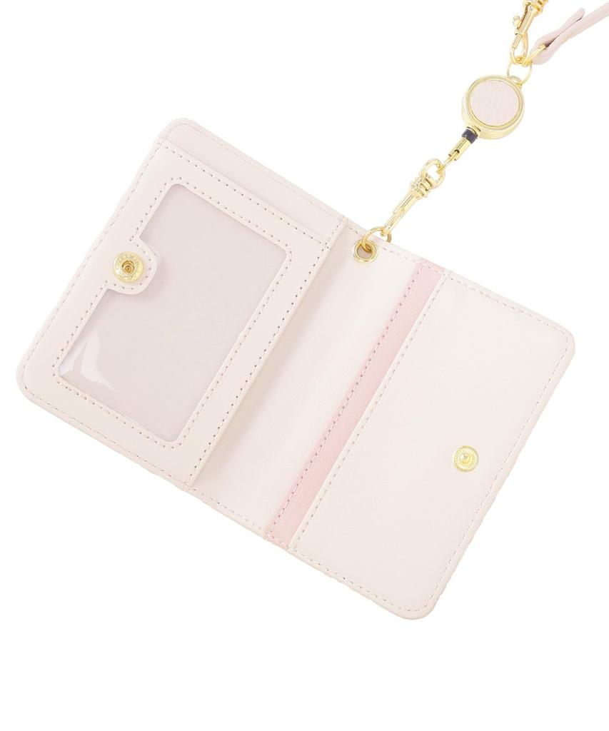 Maison de FLEUR Retractable Pass Lavender Pass Case 08001387400 Bi-fold Case, F,