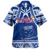 Vintage Fashion 3D Polynesian Samoa Flag Print Shirts For Men Samoa Emblem Graphic Shirts & Blouses Kid Streetwear Short Shirts