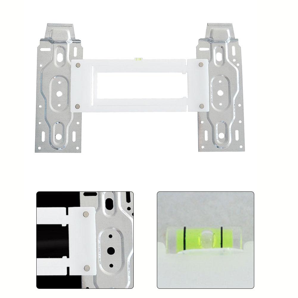 1 Stück Wandmontage Verstellbare Halterung Wasserwaage Zuhause Split Klimaanlage Innengerät Metallhalterung Mit A für Wasserwaage