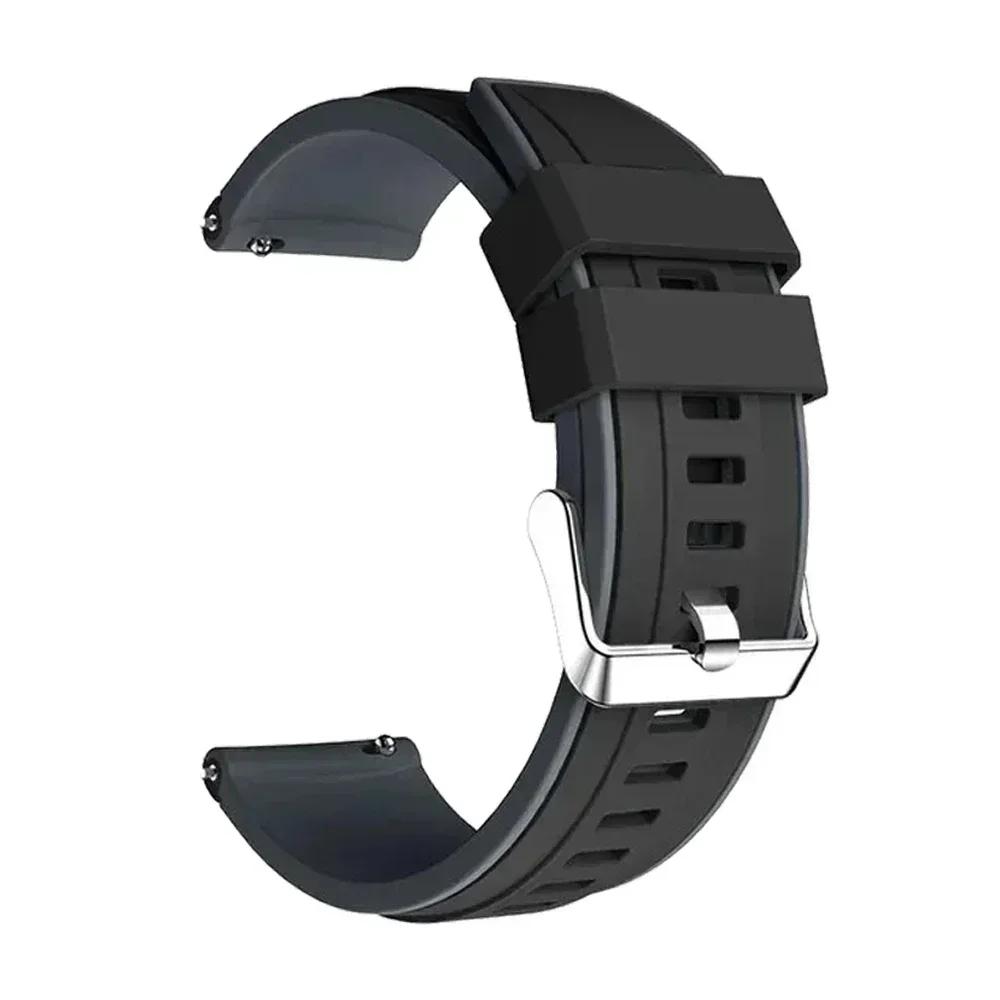 Silicone Wrist Band For TicWatch Pro 3 Ultra GPS/2020 GTH 2 S2 E 2 E3 GTX GTW Strap Accessories 20mm 22mm Sport Replace Bracelet