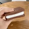 Novelty Cookie Pinching Squishy Toy Slow Rebound Biscuit Soda Cracker Fidget Toy  Simulation Toy