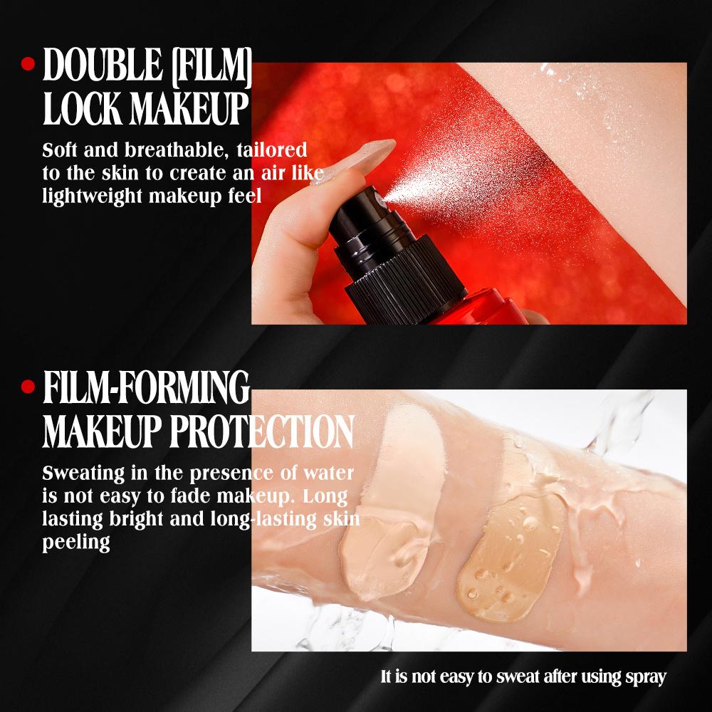 Professional Makeup Setting Spray, Oil-Control, Long-Lasting, Natural Finish, Matte, Refreshing, Quick-Drying Suitable for Setting