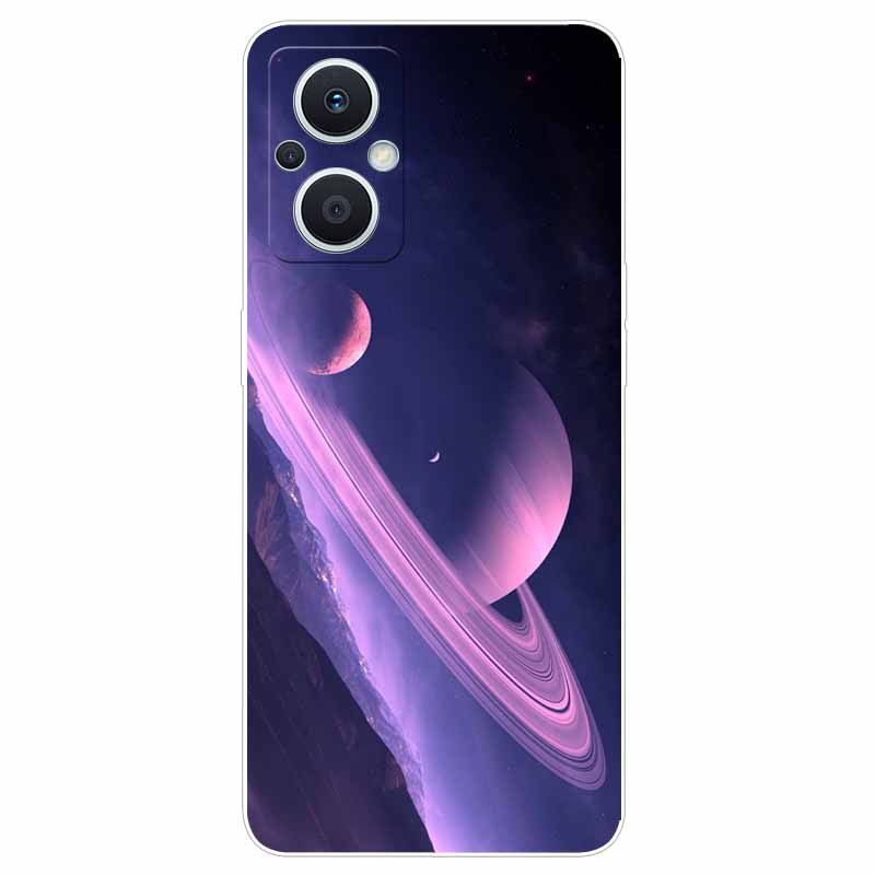Soft Case for Reno8 Lite Cover Print TPU Silicone Clear Funda Cases for OPPO Reno 8 Lite 5G Case Reno8Lite Slim Landscape Cat