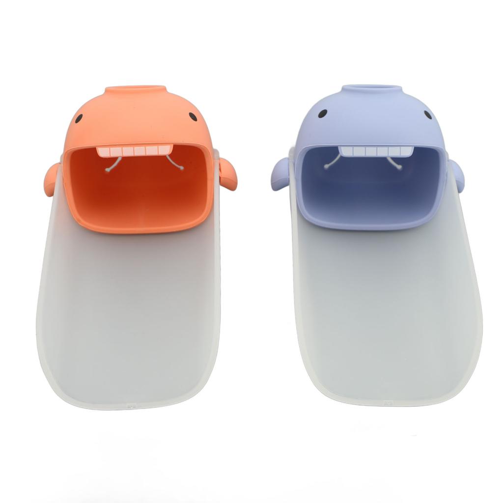 2Pcs Kids Faucet Extender for Hand Washing Cute Cartoon Shape Sink Faucet Extender for Bathroom Kitchen Bathtub Sink